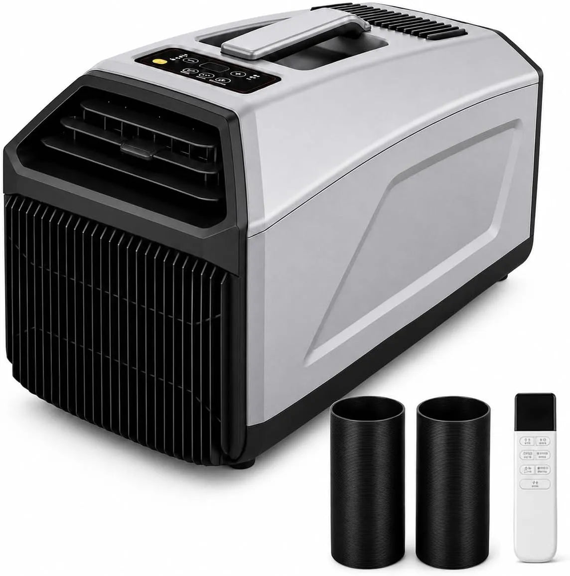 aigahealzhou, Mobilní klimatizace, Mobilní klimatizátor 5000 BTU 230V, Kempingový klimatizátor přenosný, odvlhčovač, Šedá, 5000 BTU, 230V, 1400W