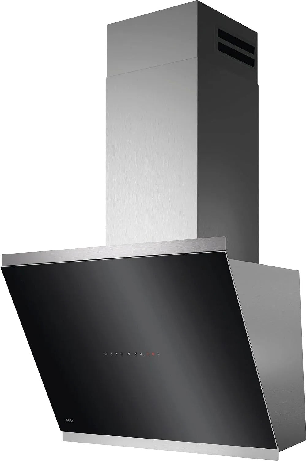 AEG GV77D61SL, Nástěnné digestoře, řada extraktor kapuce řady 7000 se SilenceTech 60cm - bezhlavá stěna kapota se, Stříbrná, 60cm, 67 dB