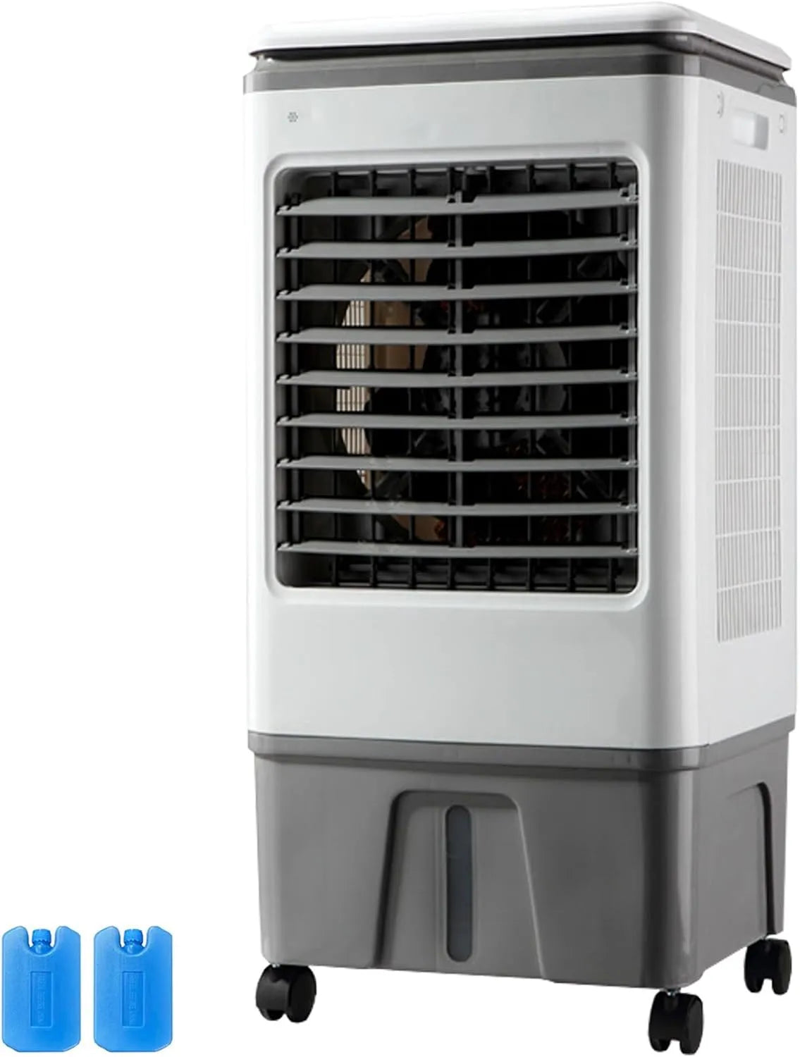 LYUCAYHQ, Mobilní klimatizace, Mobilní klimatizace 20L s chladícími bateriemi, 100W přenosná klimatizace, Bílá, 20L, 100W, 220 V, 60Hz