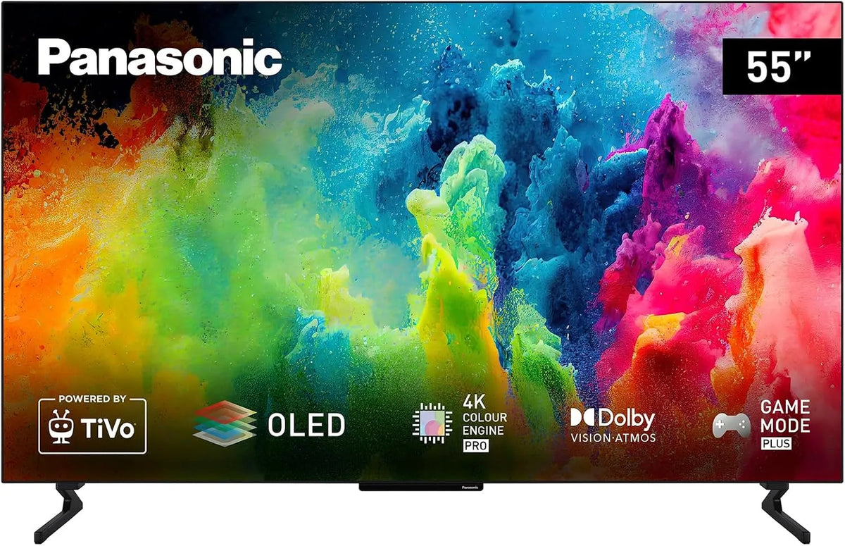 Panasonic Z60A-Serie TB-55Z60AEG, Televizory, Z60A série, 55 palců 4K Ultra HD OLED Smart TV, 2025, TiVo, Dolby Vision & Atmos, Černá, 4K, OLED