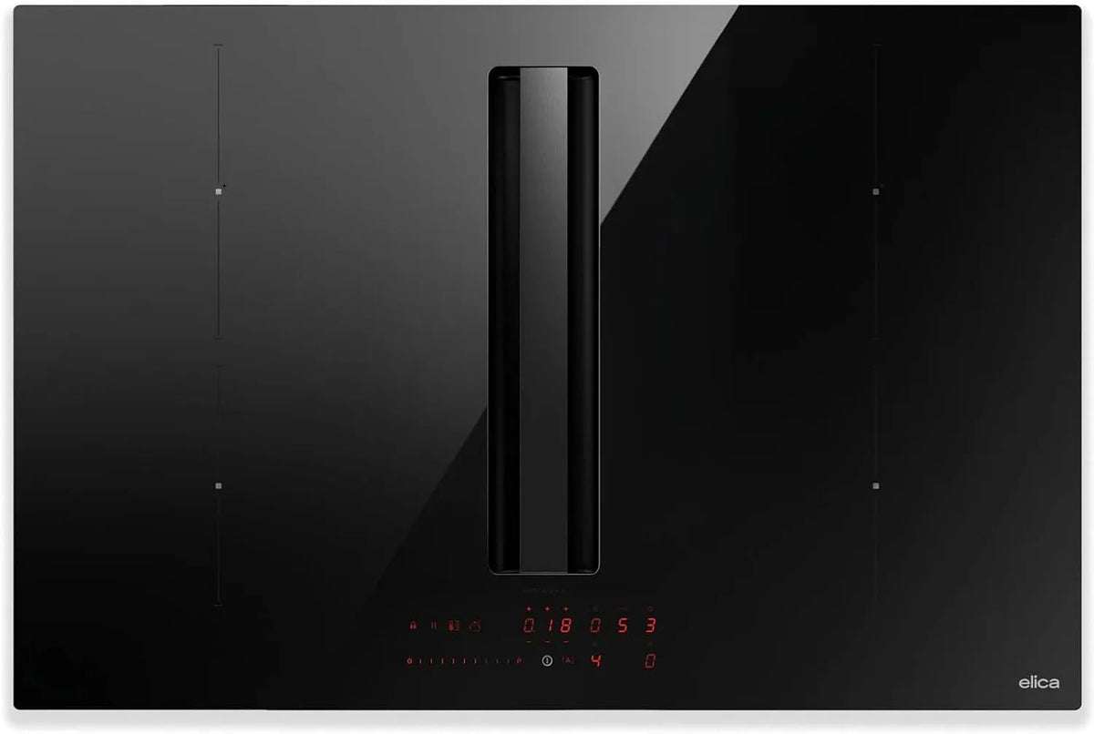 Elica BL/A/83 PRF0204080, Varné desky, NikolaTesla Alpha Advance BL / A / 83 - Indukce Cooktop, Černá, 83 cm, 250 x 830 x 515 mm, 750 x 490 mm