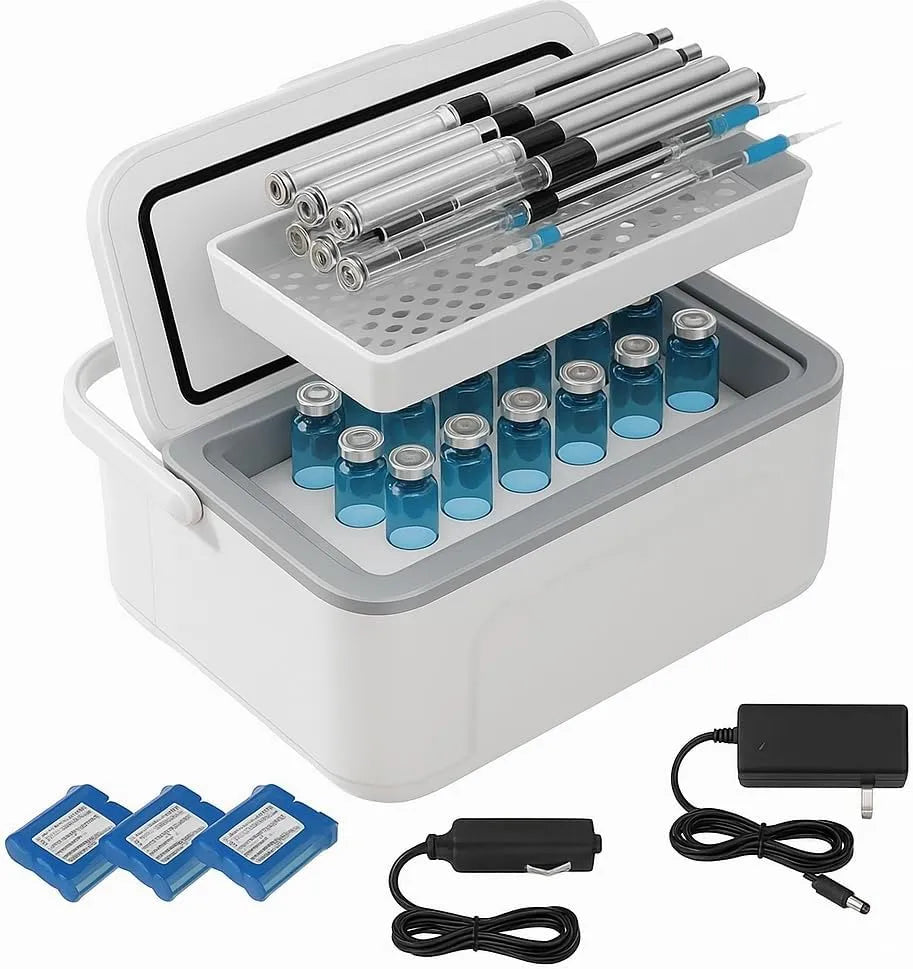 All Home Basics, Minichladničky, Všechny domácí Základy obsahuje 3 baterie Insulinum Chladicí box elektrický, Černá, 1, 4 kg, 24 x 9, 5 x 14