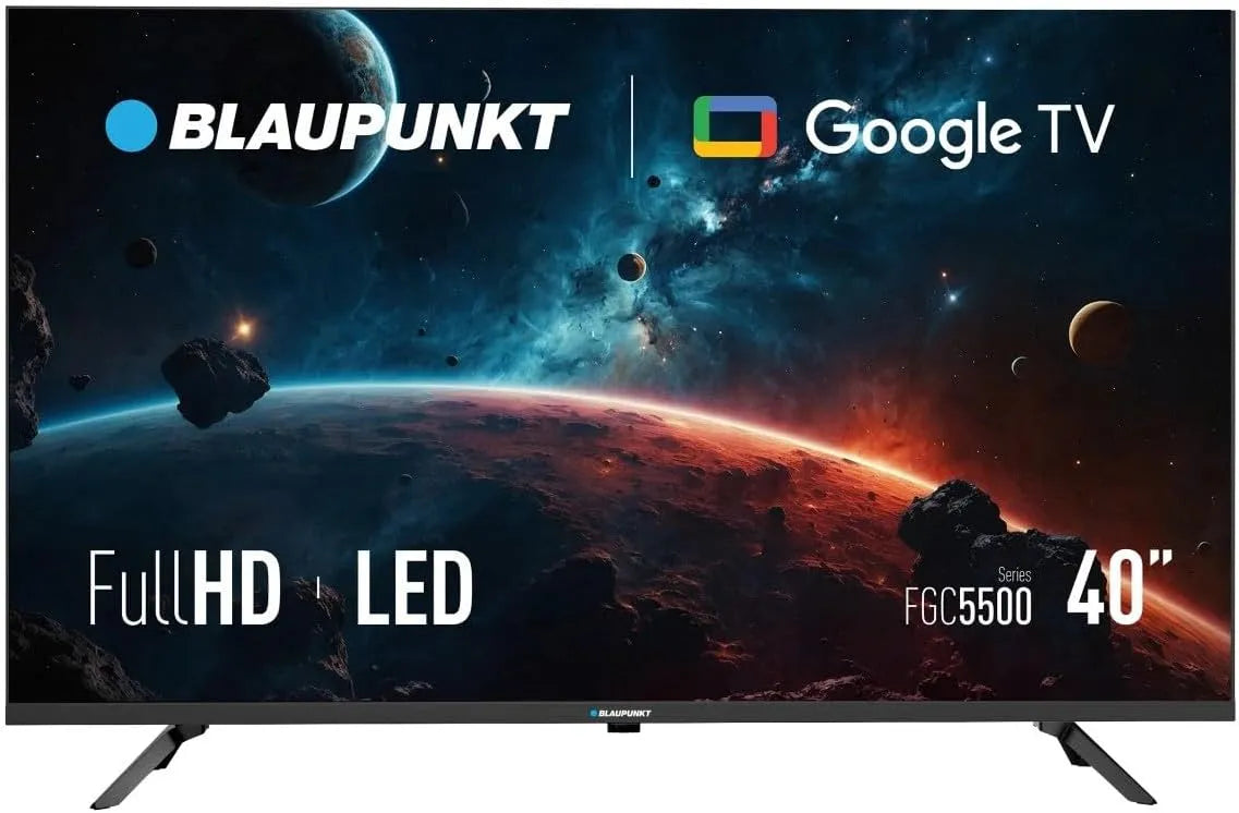 BLAUPUNKT 40-Zoll-Fernseher 40FGC5501S, 40FGC5501S 40palcovou TV, Full HD 1080p, Smart TV s WiFi, HDMI, USB, streamingové, Černá, Full HD
