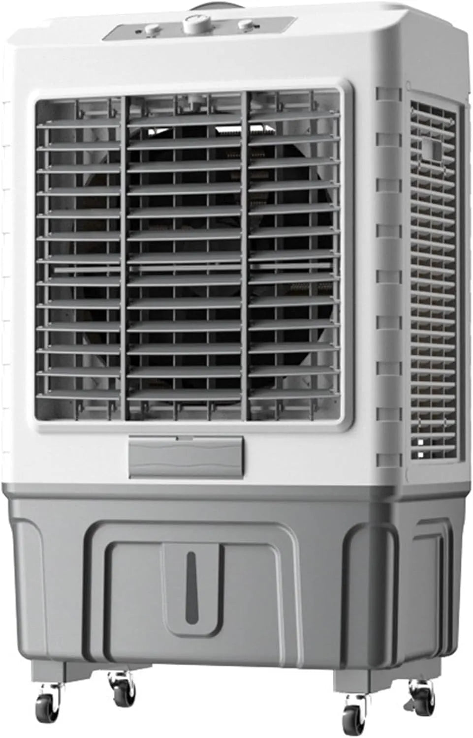 MYUYEE 3-in-1 name-55L, Samotný ventilátor, Přenosný chladič vzduchu, vytlačovací klimatizátor vzduchu s 80L vodní nádrží, Bílá, 1 v, 80L, 55L