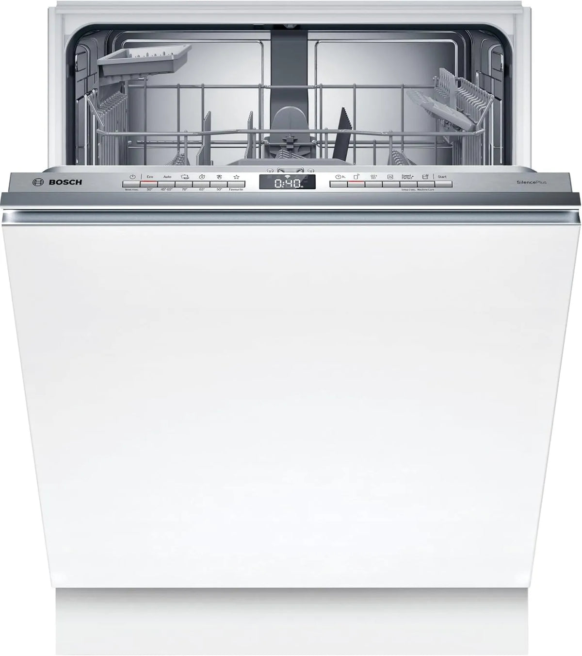 Bosch SMV4HAX07E, Stolní myčky nádobí, myčka nádobí, řada 4, 13 stropů, Stříbrná, 42 dB, 5 x 59, 8 x 55 cm, 60 cm