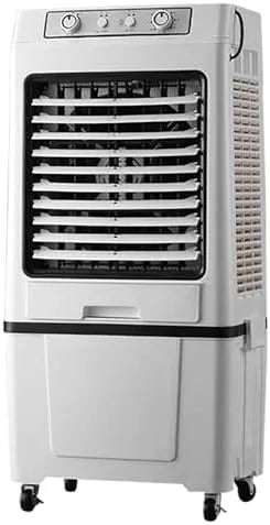 Generic 3-Gang-Industrie-Sumpf-Luftk, Mobilní klimatizace, Přenosný chladič s nádrží 40L, 3rychlostní průmyslový ventilátor na chlazení, Bílá, 40L