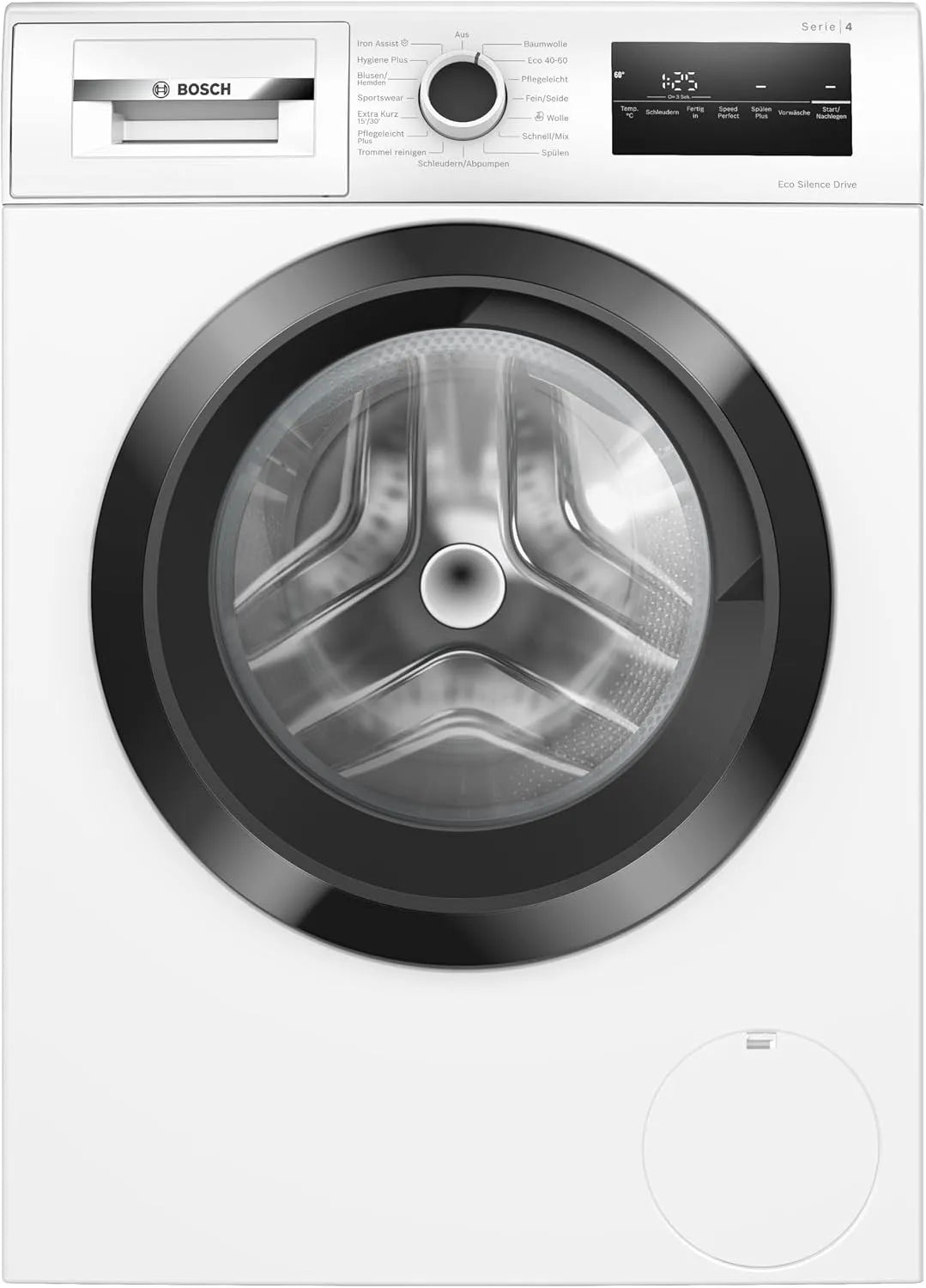 Bosch WAN282K3, Pračky, série 4 pračka 8 kg 1400 UpM Iron Assist, Bílá, 8 kg