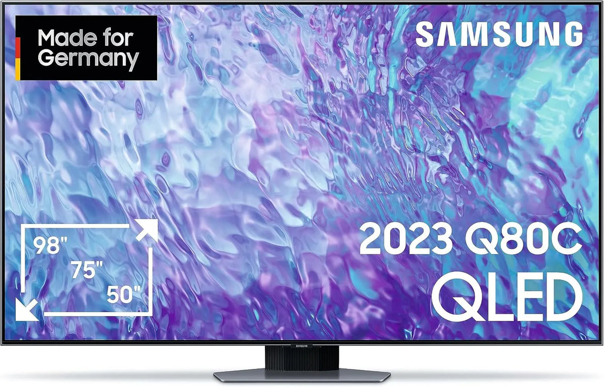 Samsung Q80C GQ55Q80CATXZG, Televizory, QLED 4K 55- palcový TV (GQ55 ATXZG, německý model), Smart TV, Direct Full Array, Černá, QLED, 4K, 120 Hz