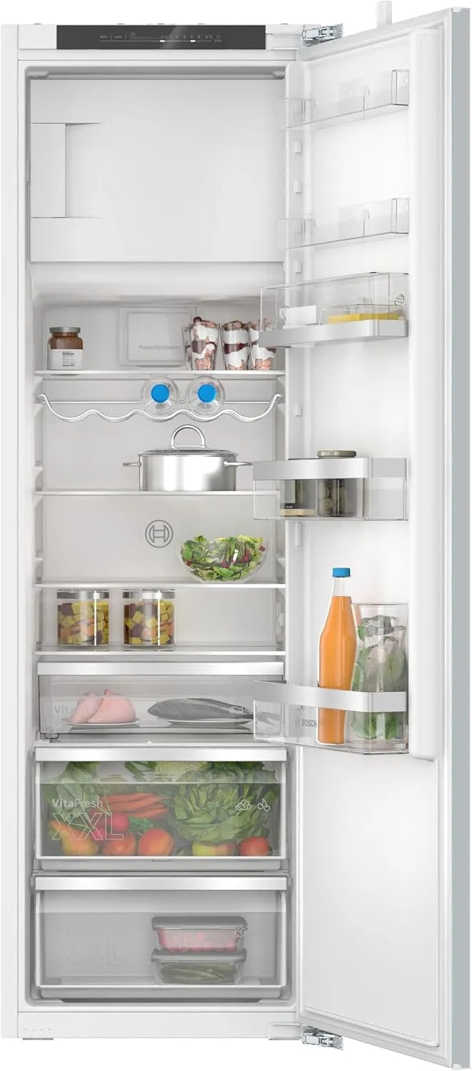 Bosch KIL82ADD0, Kombinované chladničky s mrazákem, ova řada 6 v chladničce s mrazákem 177.2 x 55.8 cm, Bílá, 6 v, 2 x 55, 8 cm, 5 l