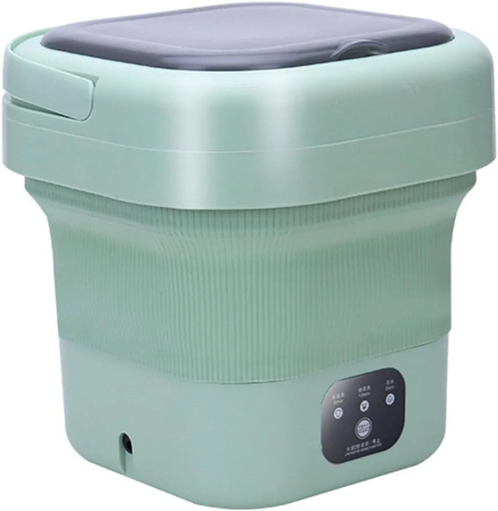 Generisch, Přenosné pračky, Přenosná pračka 8L, skládací a kompaktní, integrované praní a sušení pro byty a, Bílá, 8L, 0, 05 kW, 60 Hz, 12 V