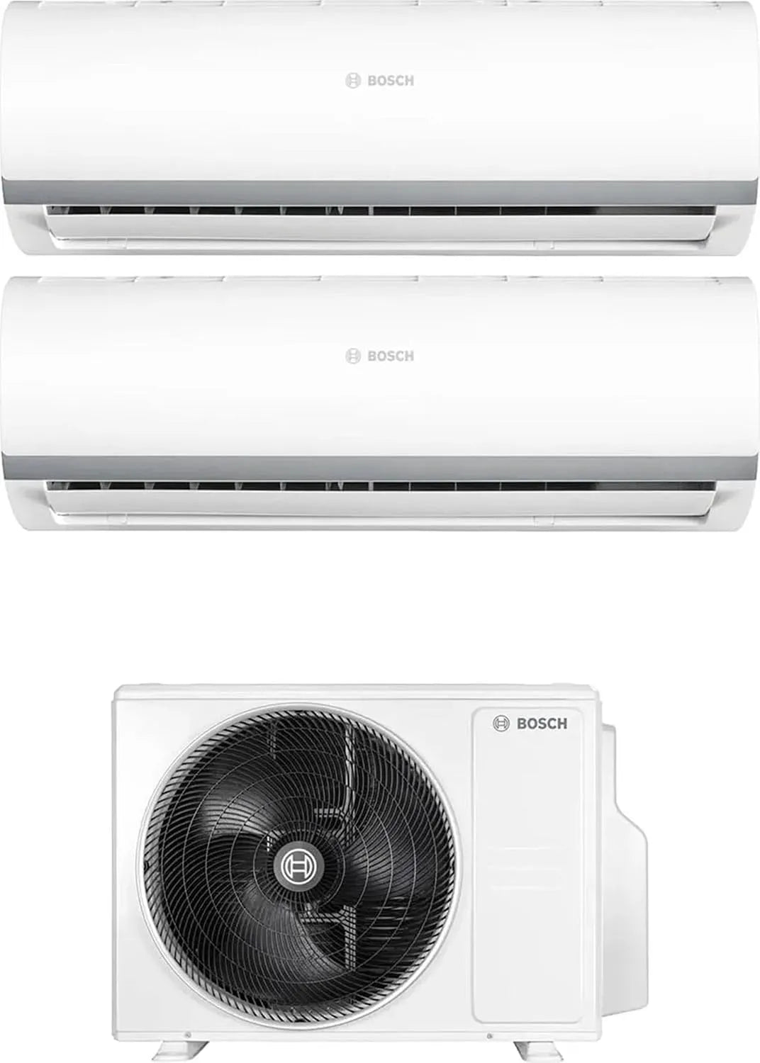Bosch CL5000M, Splitové klimatizace 53 / 2 E multispilační vnější jednotka 554x805x330 5.3kW, Šedá, 554x805x330, 5.3kW, 2 v