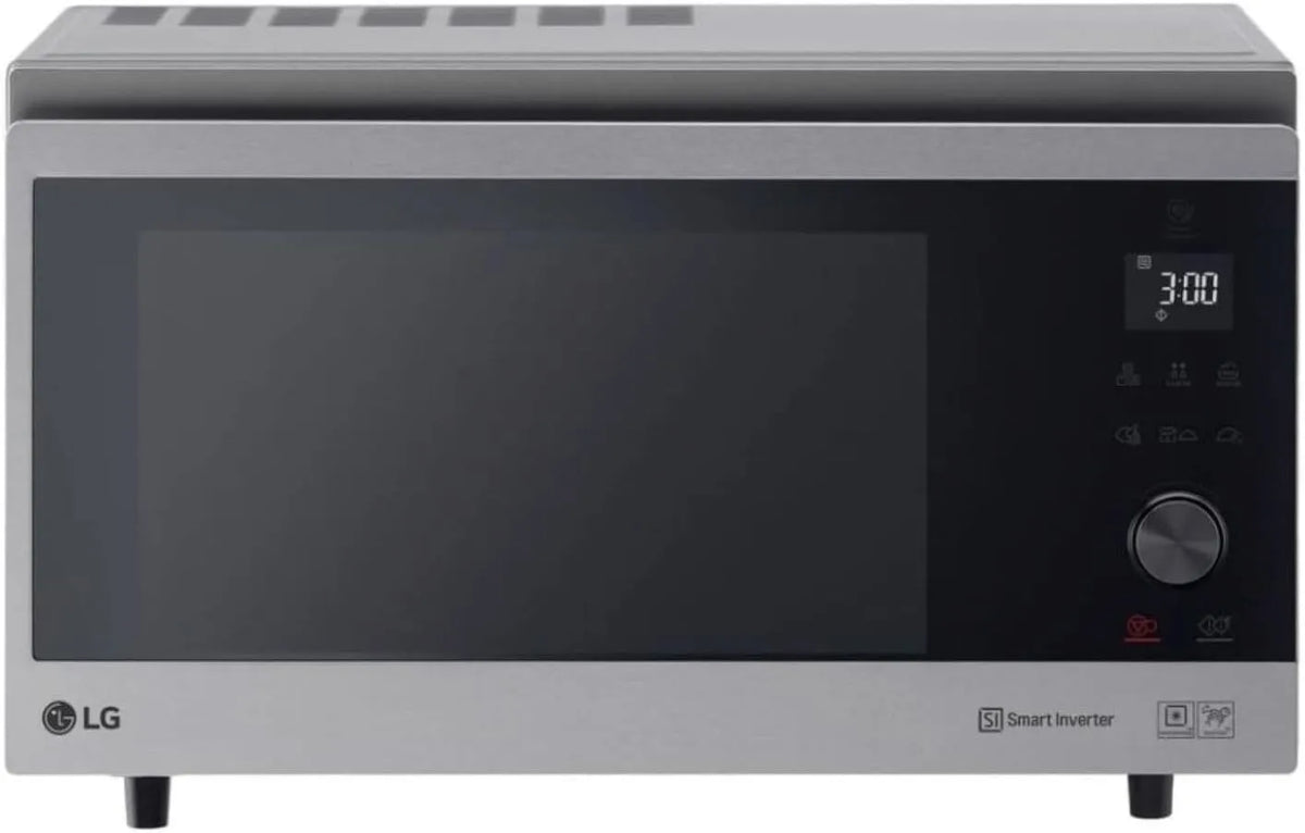 LG, Mikrovlny s ovesným a grilem, Electronics MJ 3965 ACS mikrovlnná trouba / 54.4 cm / Varné programy s, Černá / stříbrná, 54.4 cm, 5 l