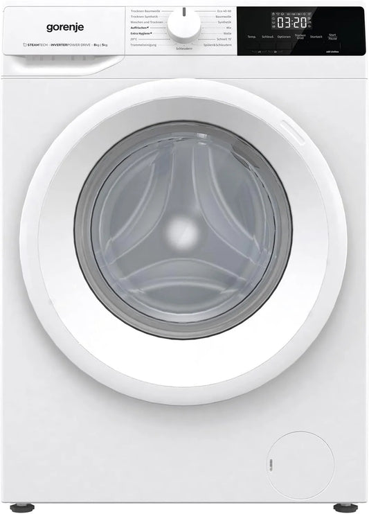 Gorenje W3D2A854ADPS, Pračky se sušičkou, 8kg / DE Pračka 8 kg / 5kg suchý AquaStop 15 programů LED displej ochrana proti, Bílá, 8kg, 5kg