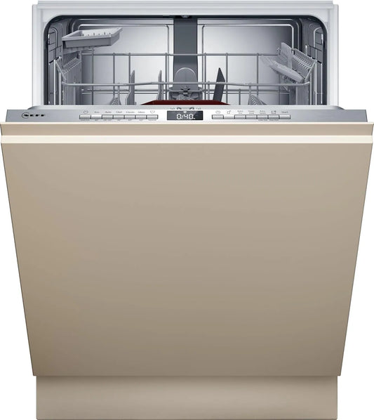 Neff S155EAX16E, Myčky nádobí, 60 cm, N 50, Myčka na nádobí, plně integrovaná 60 cm, myčka na nádobí Made in Germany, Stříbrná, 54 kW