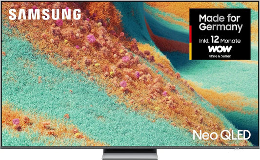 Samsung QN85F Gen2, Televizory, Neo QLED 4K 85 palců (214 cm) Mini LED TV, NQ4 AI procesor, Quantum Matrix Plus, Černá, QLED, 4K, 214 cm