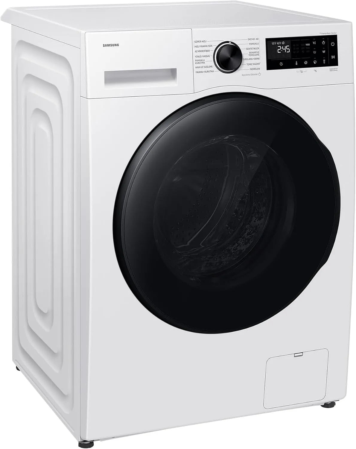 Samsung WD90HG5U34BEEG WD90HG5U34BEG, Pračky se sušičkou, pračka sušička, 9 + 6 kg, pračka a sušička v jednom zařízení, AI Ecobublina &, Bílá