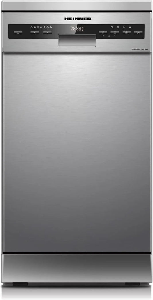 HEINNER HDW-FSM45710AXD 1-24h, Myčky nádobí, +++ Myčka nádobí 45 cm volnoběh, 10 tahačů-vyrobené stropy, 7 programů včetně ECO, antracit, 45 cm