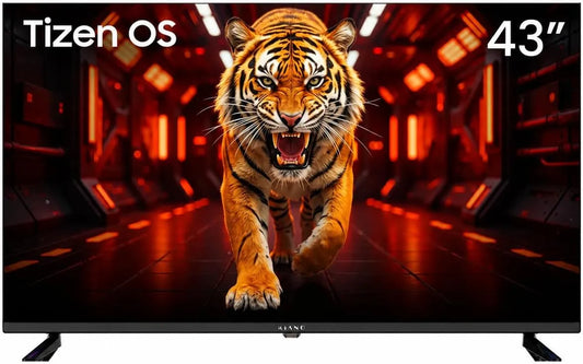 Kiano DVB-T2/C/S2 DVB-T2, Přenosné televizory, Elegance 43 palců (108 cm) Full HD LED Smart TV s TIZEN OS, Dolby Audio, Triple, Černá, 108 cm