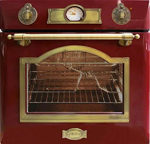Kaiser, Trouby, Empire EH 6355 Red Exclusive nostalgie trouba 60 cm samostatná • Self- čištění, Červená, 60 cm, 67L, 4 × 59, 4 × 56