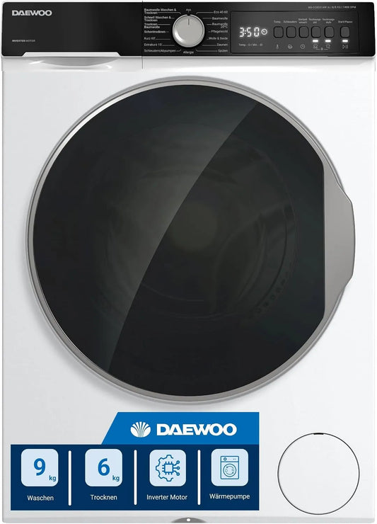 Daewoo WD-FC85514W1A-DE, Pračky, Pračka, 8 kg mytí, 5 kg sušení, 1400 ot. / min., třída energetické účinnosti A, Bílá, 85514W, 8 kg, 5 kg