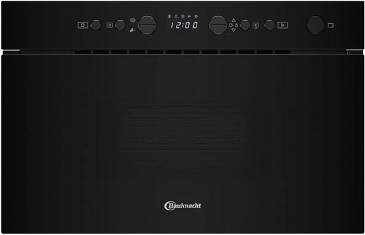 Bauknecht BMN1O2BK, Samostatné mikrovlnné trouby, Built- v mikrovlnné černé sklo, Černá / stříbrná, 750 W, 22 l, 135 cm, 210x450x420 mm