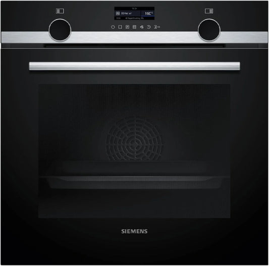 Siemens iQ500 HB579GBR3, Trouby, built- v troubě 60 x 60 cm nerezové airFry, Stříbrná, 60 x 60 cm, 579G, 71 l, 5 x 59