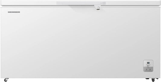 HEINNER HS500EE HCF-HS500EE, Truhlicové mrazničky, ++ HCF- + + - Mrazicí box 500L - Třída energetické účinnosti E - Elektronicky, Bílá, 500L