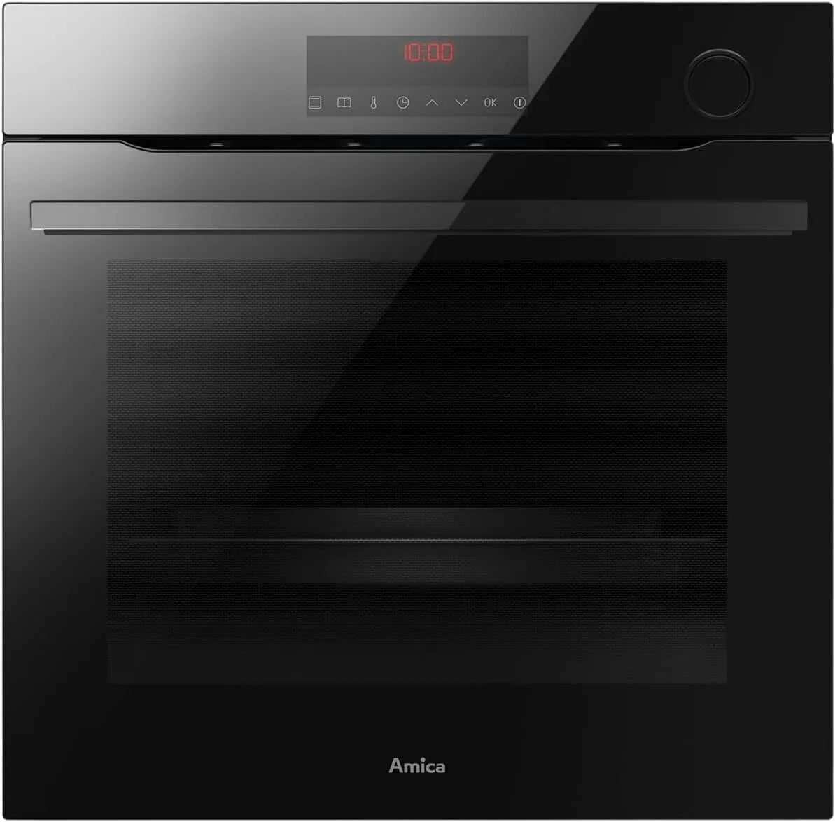 Amica, Trouby, EBSX 949 610 S Parní trouba Černá skla, Černá, 1750 W