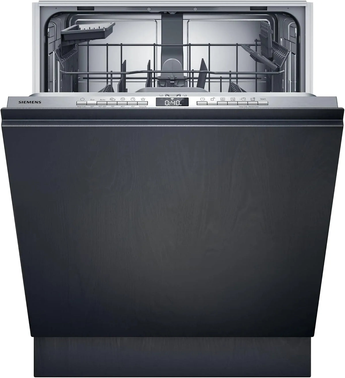 Siemens SN63HX03TE iQ300, Myčky nádobí, 60 cm, myčka nádobí plně integrovaná 60 cm, příbory, smartStart, asistent programu, Stříbrná