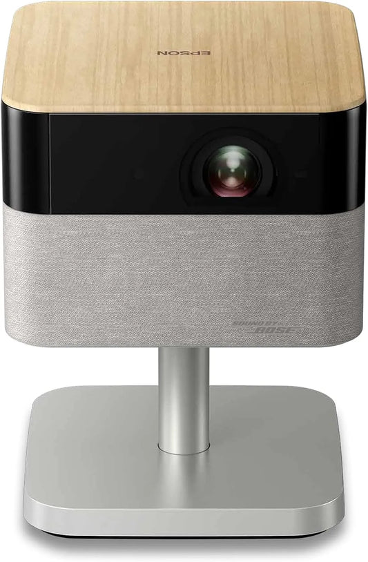 Epson EF-72, Projektory, Lifestudio Flex Plus, 4K Smart Projector, Sound by Bose, Oak, Hnědá, 4K, 381 cm, 3L, 1000 l