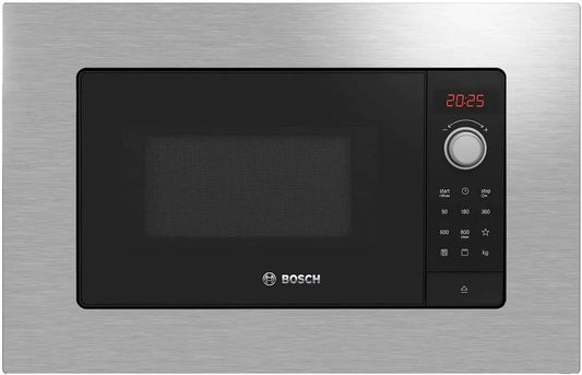 Bosch BEL623MS3, Mikrovlnné trouby s grilem, mikrovlnná deska v mikrovlnné troubě, 60 x 38 cm, nerezová ocel, Stříbrná, 3 v
