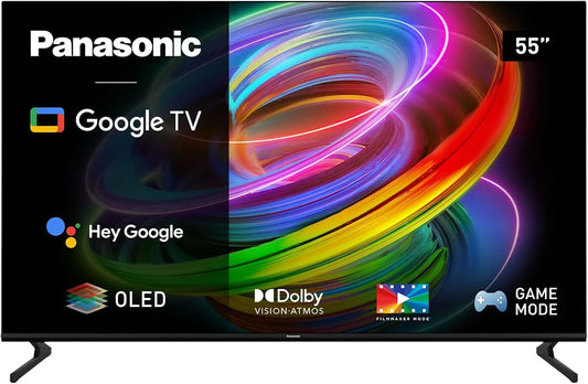 Panasonic TX-55MZ700E, OLED displeje, 55 palců 4K Ultra HD OLED Smart 2023 TV, High Dynamic Range (HDR), Dolby Atmos &, Černá, 4K, OLED, 20W