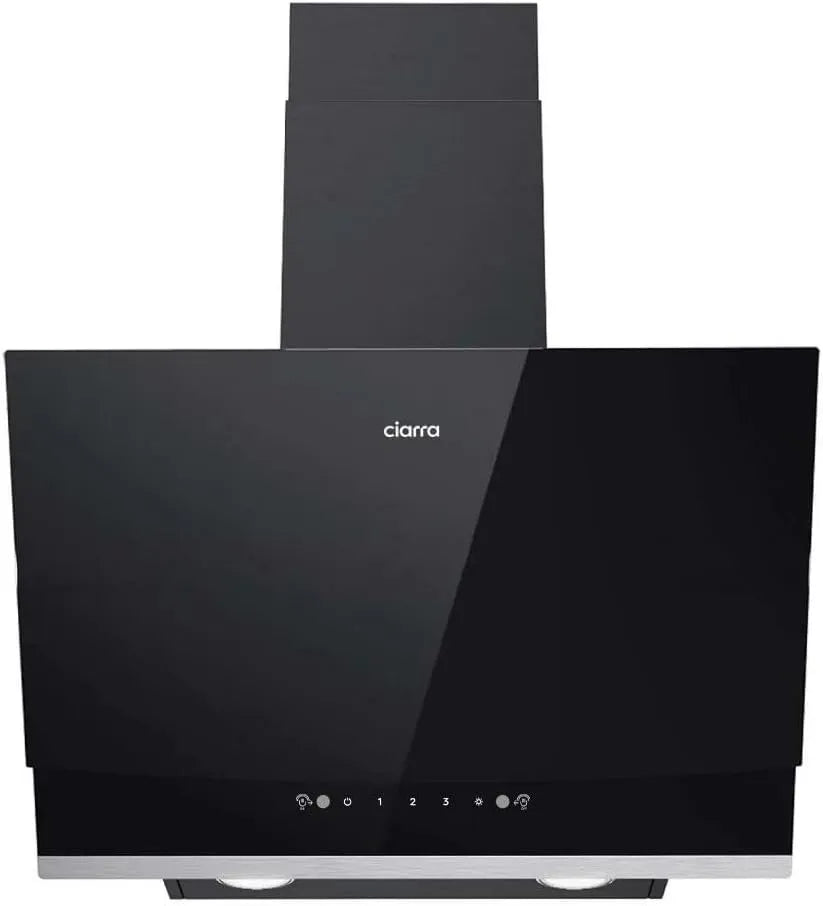 CIARRA CBCB6736A CB6736A, Nástěnné digestoře, + + + Fumová extraktor 60 cm cirkulující vzduch vzduchu 650 m3 / h s gestem, Černá, 60 cm, 58dB