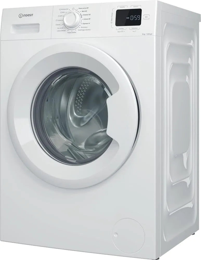 Indesit 642B, Pračky, pračka s předním nakladačem, 6.0 kg - IM Můj čas IT, Bílá, 6.0 kg