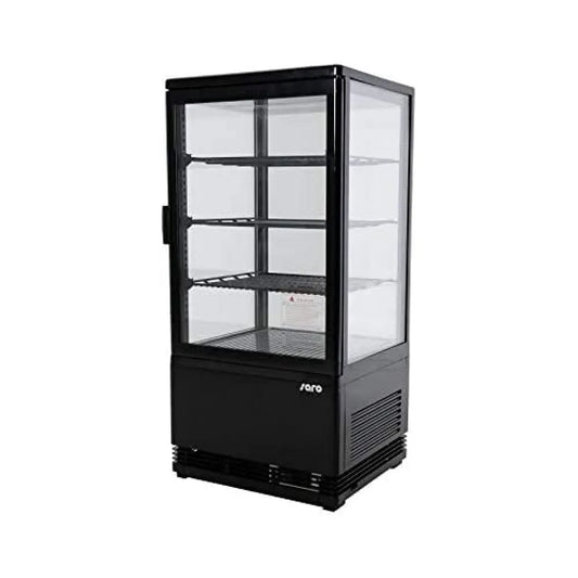 Saro, Chladicí vitríny, chladicí vitrína model SC 80 černý, Černá, 3 v, 36 kg, 78 l, 230 V