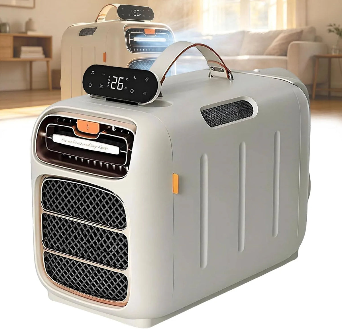 ALSUP, Samotný ventilátor, Mobilní klimatizace, přenosná klimatizace, klimatizační jednotka s dálkovým, Bílá