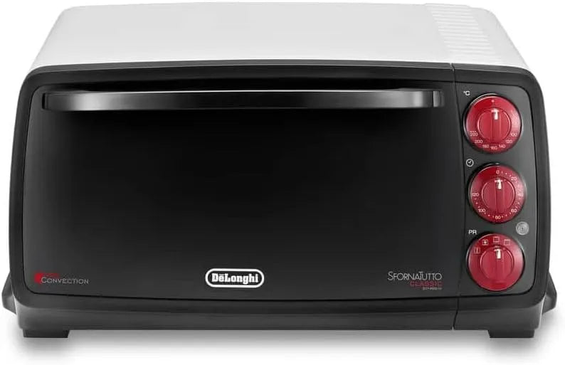 De'Longhi EO14902.W, Mini trouby, De 'Longhi De Longhi Elektrická trouba 14 litrů, Černá / stříbrná, 14 l, 240 V, 60 Hz, 1400 W
