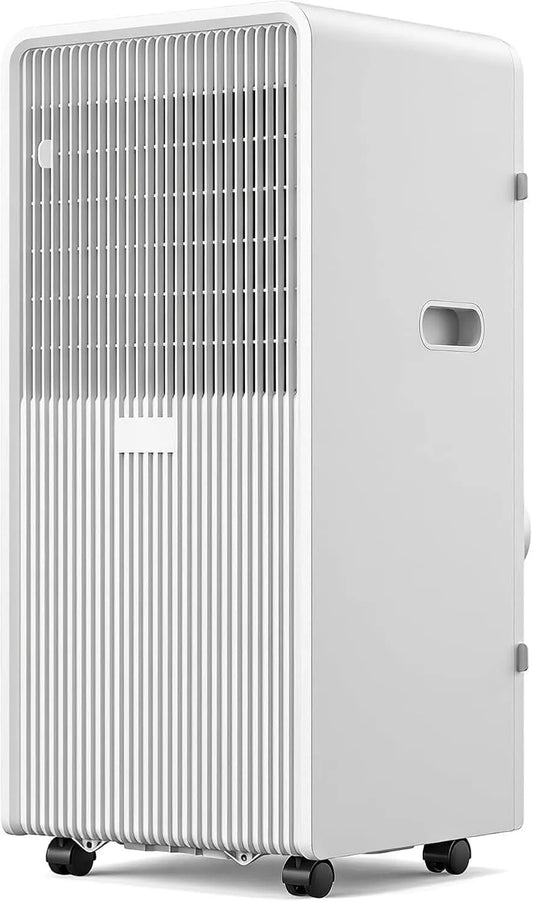 ZJHHRZ 24-Stunden-Timer, Velké domácí spotřebiče, Přenosná klimatizace, chytrý, klidná lednička s dálkovým ovládáním, ventilátor, Bílá, 14000 BTU