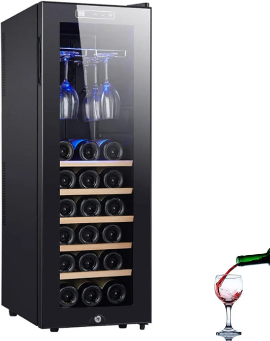 0℃ Outdoor, Chladničky na víno a sekt, Oddělená termoelektrická chladnička na víno - lednice s regulátorem teploty, Černá, 90 l, 30 l, 50 mm