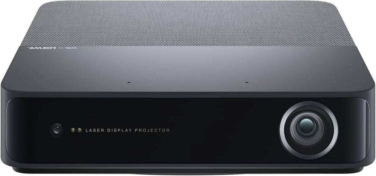 LOEWE, Projektory, We. Přenosný ALPD laserový projektor, Full HD, Basalt Gray, Šedá, 3, 5 mm, 2 × 5, 6.35mm