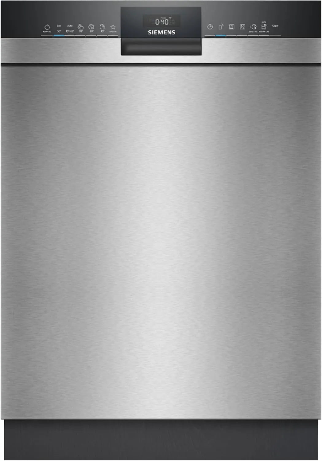 Siemens iQ300 SN43ES28AE, Myčky nádobí, 60 cm, Smarter podstavba myčka nádobí 60 cm nerezová ocel, Stříbrná, 60 x 81, 5 x 57, 5 cm