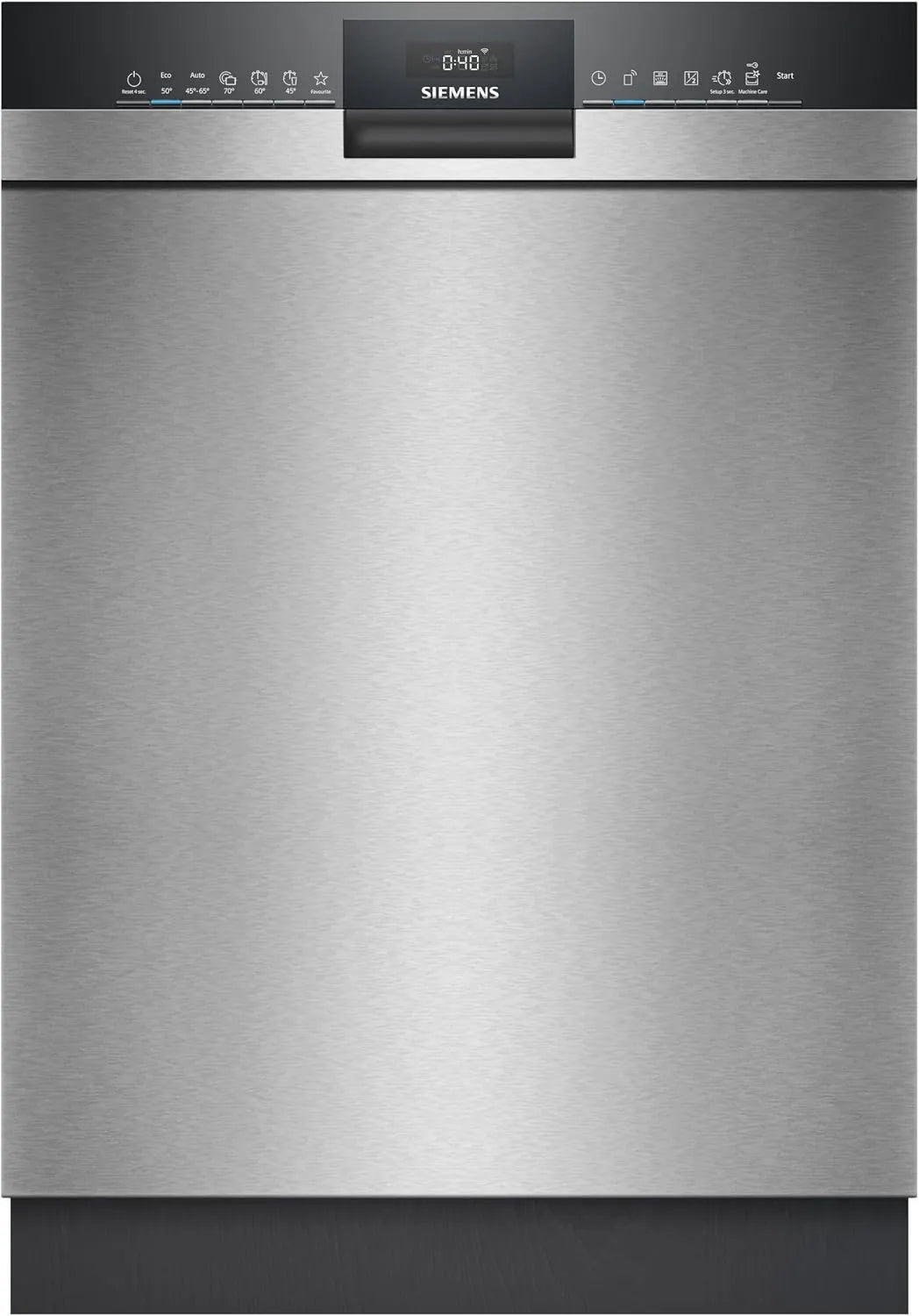 Siemens iQ300 SN43ES22CE, Myčky nádobí, 60 cm, Smarter podstavba myčka nádobí 60 cm nerezová ocel, Stříbrná, 54 kW, 9 l, 42 dB