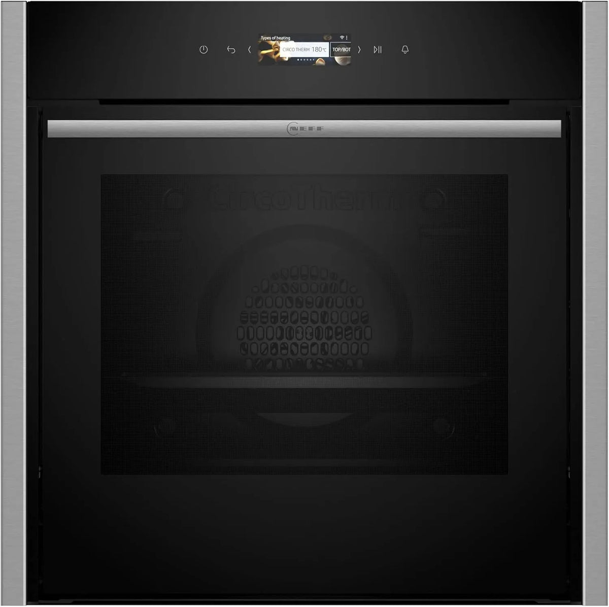 Neff B44CR71N0, Trouby, N 70, built- in trouba 60 x 60cm, Made in Germany, Integrovatelná trouba, Stříbrná, 60 x 60cm