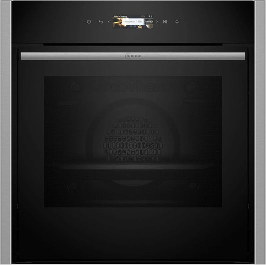 Neff B44CR71N0, Trouby, N 70, built- in trouba 60 x 60cm, Made in Germany, Integrovatelná trouba, Stříbrná, 60 x 60cm