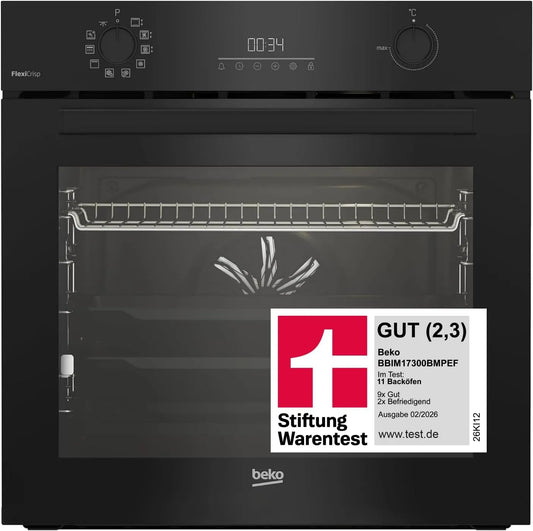 Beko BBIM17300BMPEF b300, Trouby, Pečení trouba, built- in trouba, 72 l vaření komora, multifunkční trouba, 10, Černá, 72 l, 1w