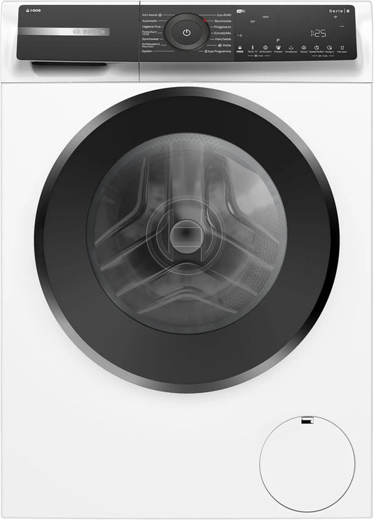 Bosch WGH244A40, Pračky, série 6 Chytrá pračka 9 kg 1400 UpM i-DOS, Bílá, 9 kg, 50 l, 70 dB