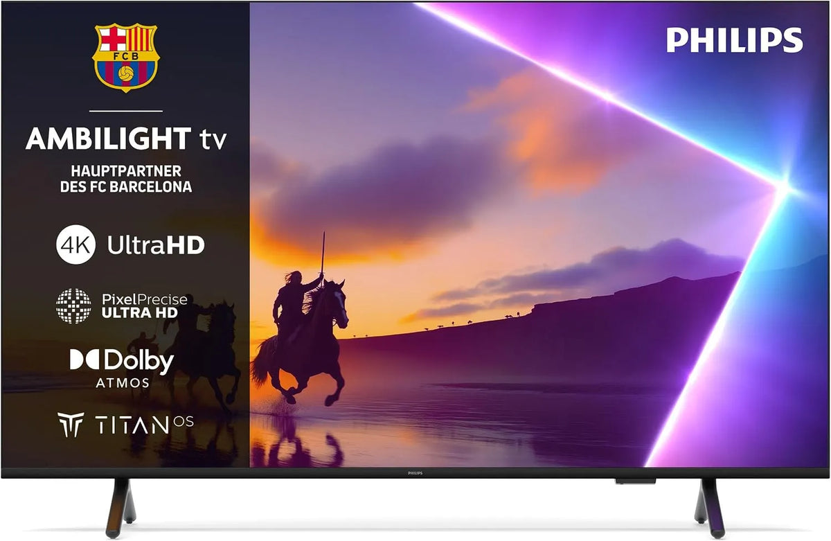 PHILIPS 75PUS8500, Televizory, Ambilight 4K LED Smart TV - 75 palcový displej s Pixel Precise Ultra HD, Titan, Černá, 4K