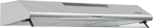 HEINNER 3-Gang-Druckknopf-Steuerung HCH-490SS, Nástěnné digestoře, Tradiční sortiment kapuce, 90 cm, 304, 5 m3 / h, vysoká sací síla, 3rychlostní