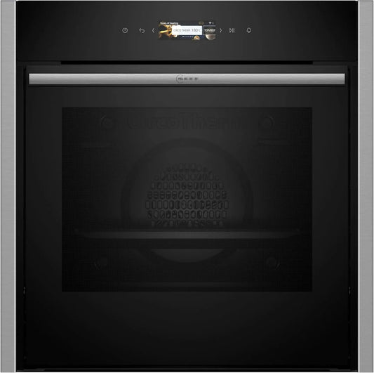 Neff B54CR71N0, Trouby, Stiftung Warentest GUT (2, 0), N 70, Smarter Built- in Baking Pekárenský pečivo, Černá / stříbrná, 60x60 cm, 15 l, 1913X0