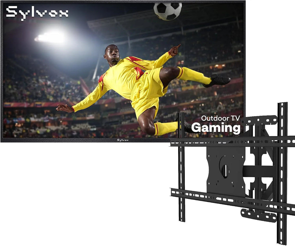 SYLVOX, Přenosné televizory, 55 ′ 'venkovní TV, 120Hz, Černá, 4K, 12w, 55 v